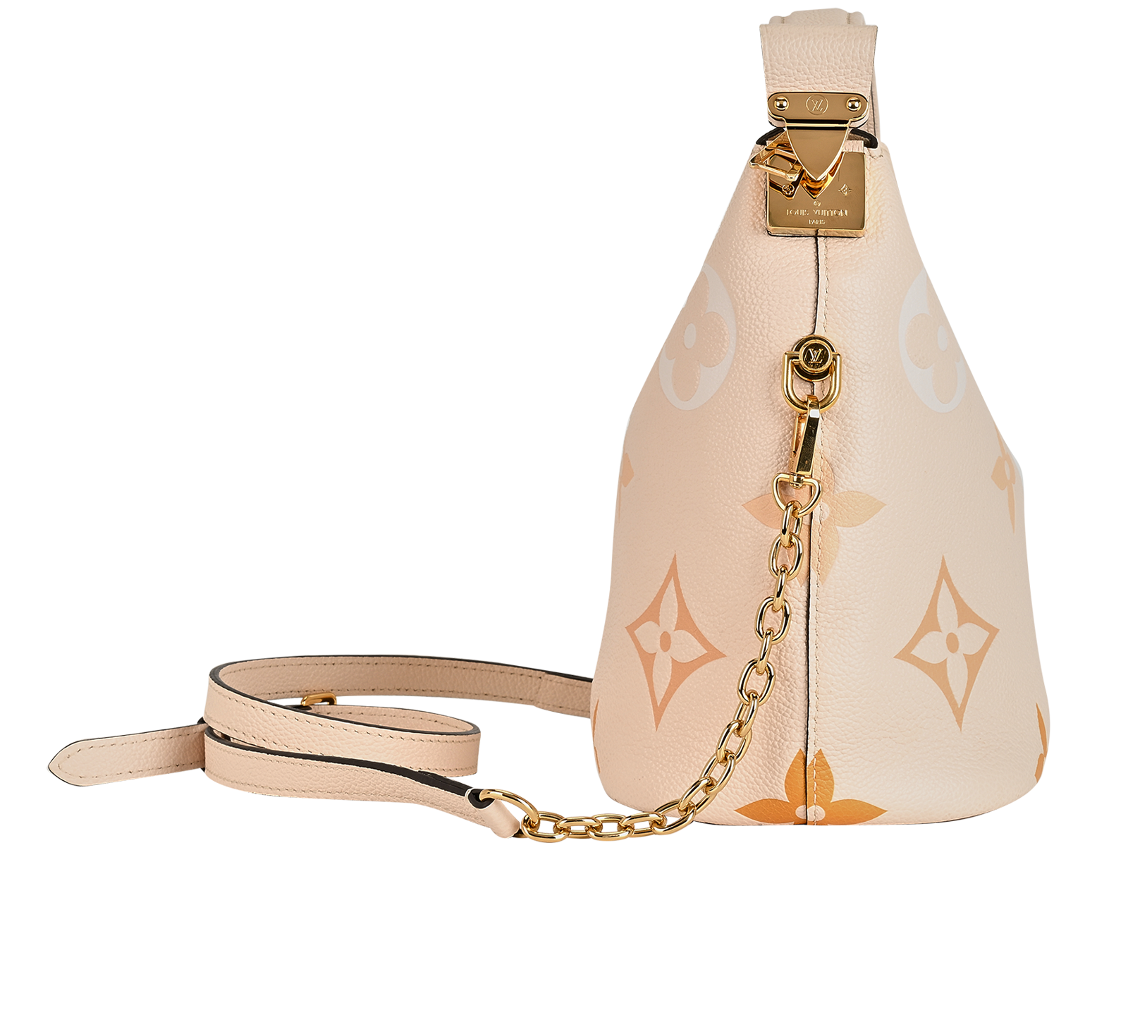 Marshmallow PM, &pound;1,500, Handbags, Beige, Leather, Side view